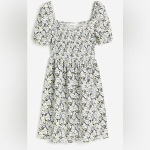 H&M Kids Floral Dress in Black and White